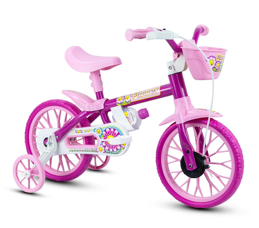 Bicicleta Flower Nathor Menina