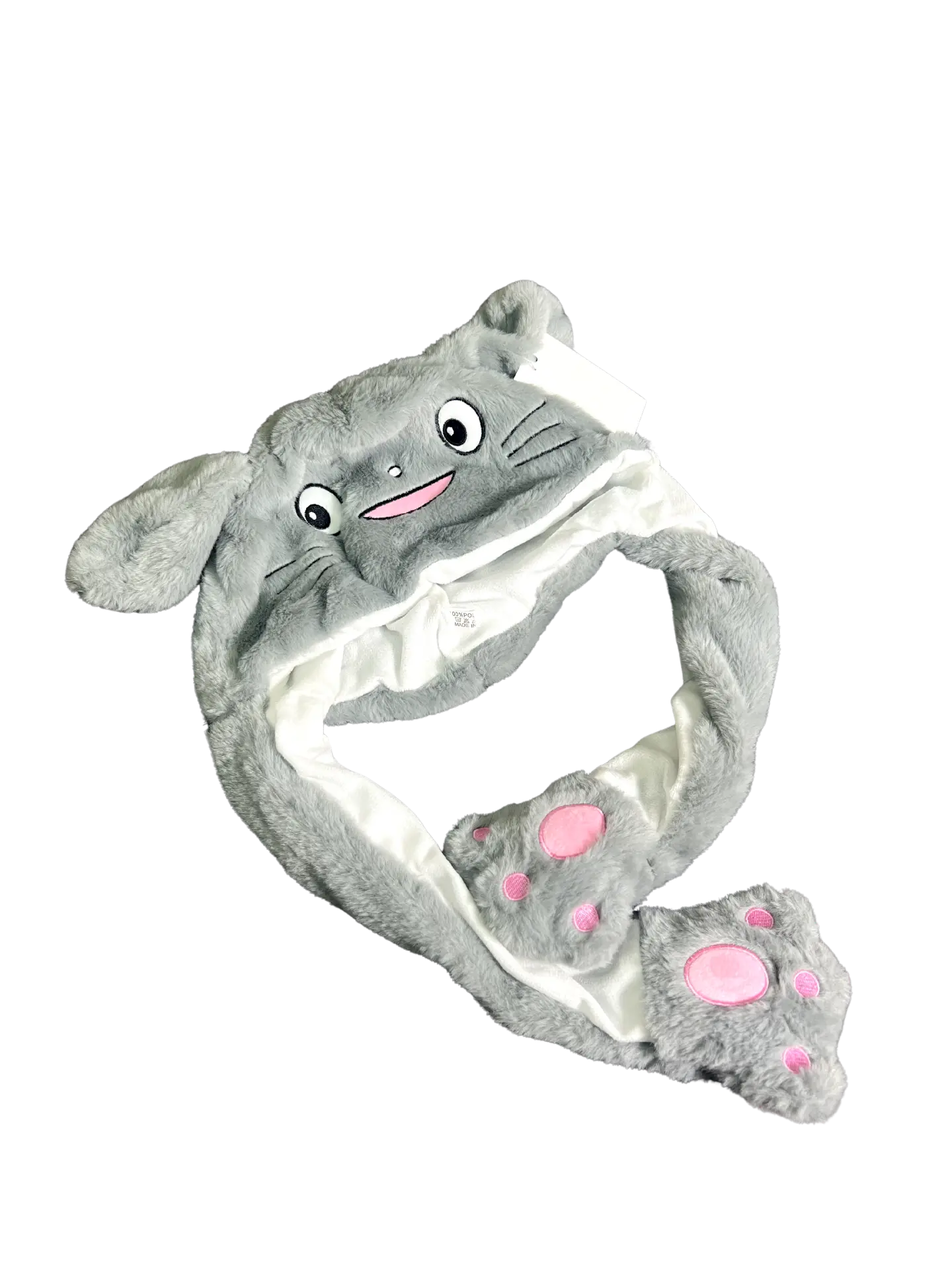 Touca de Pelúcia Totoro Cinza