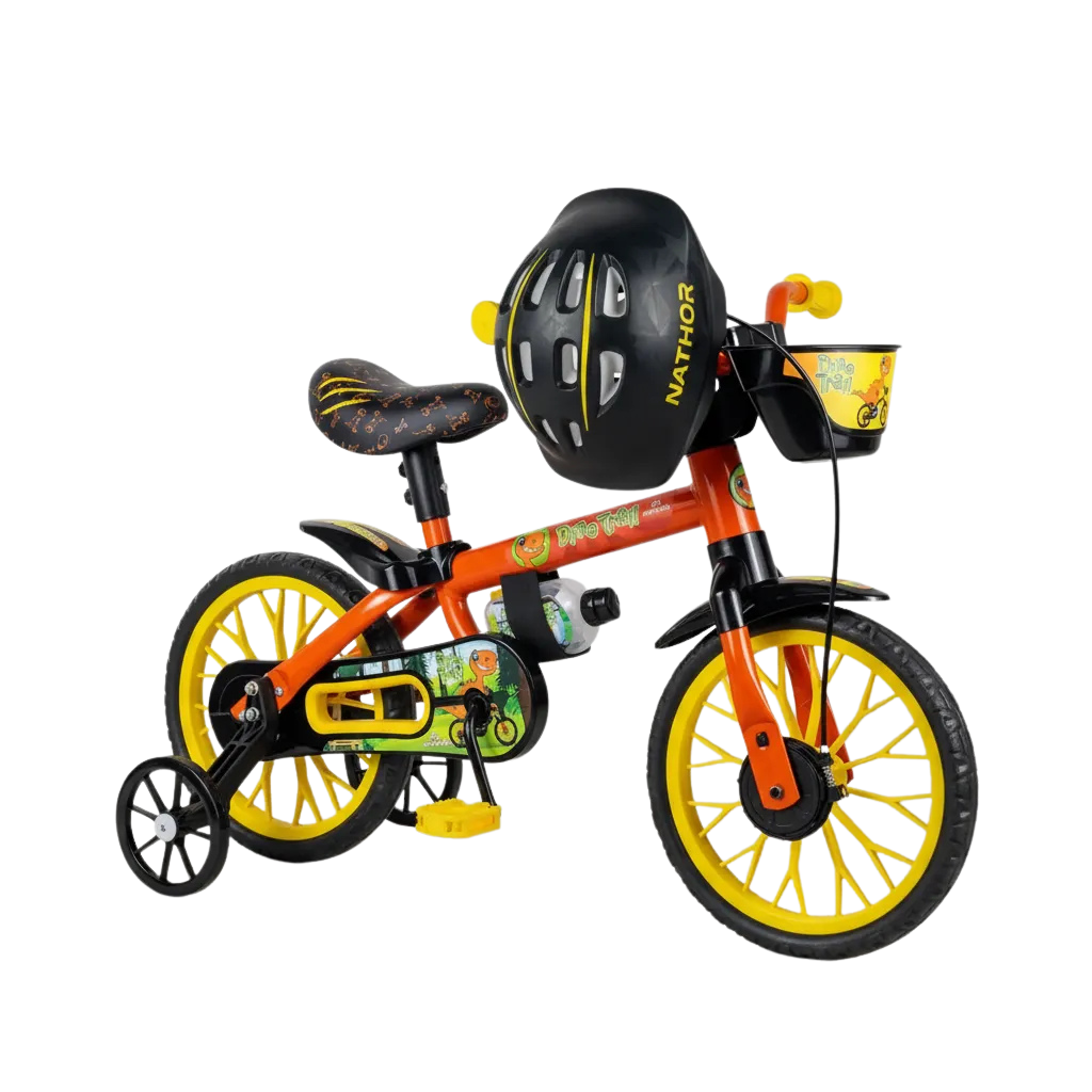 Bicicleta Aro 12 Dino Trail Nathor (com capacete)